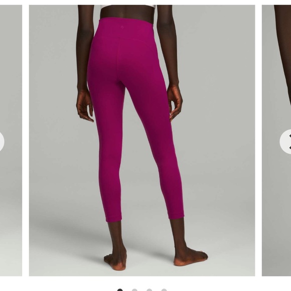 45 - NWT-Lululemon In Still High-Rise Tight 25"-Magenta Purple- size 12 - Picture 2 of 4